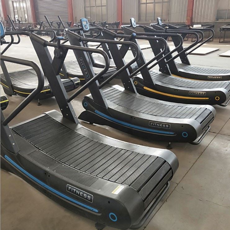 curved treadmill amazon