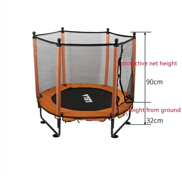 Foldable Trampoline With Enclosure